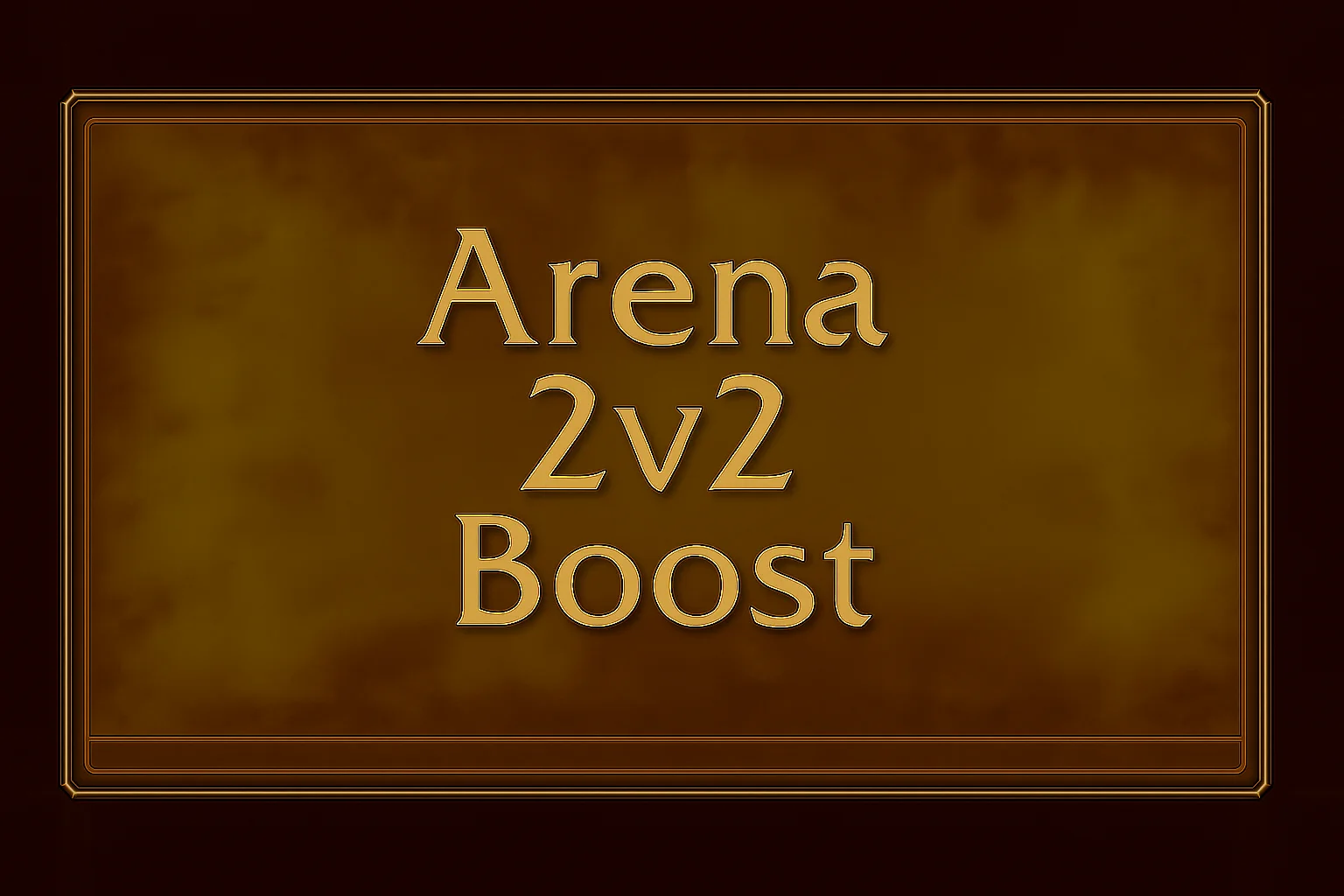Arena 2v2 Boost - Professional gaming boost service