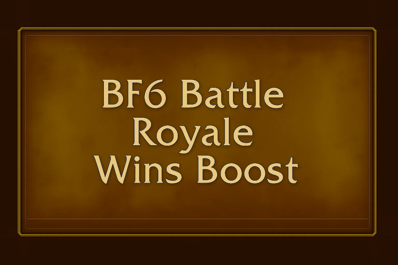 Battlefield 6 RedSec Battle Royale Wins Boost - Professional gaming boost service