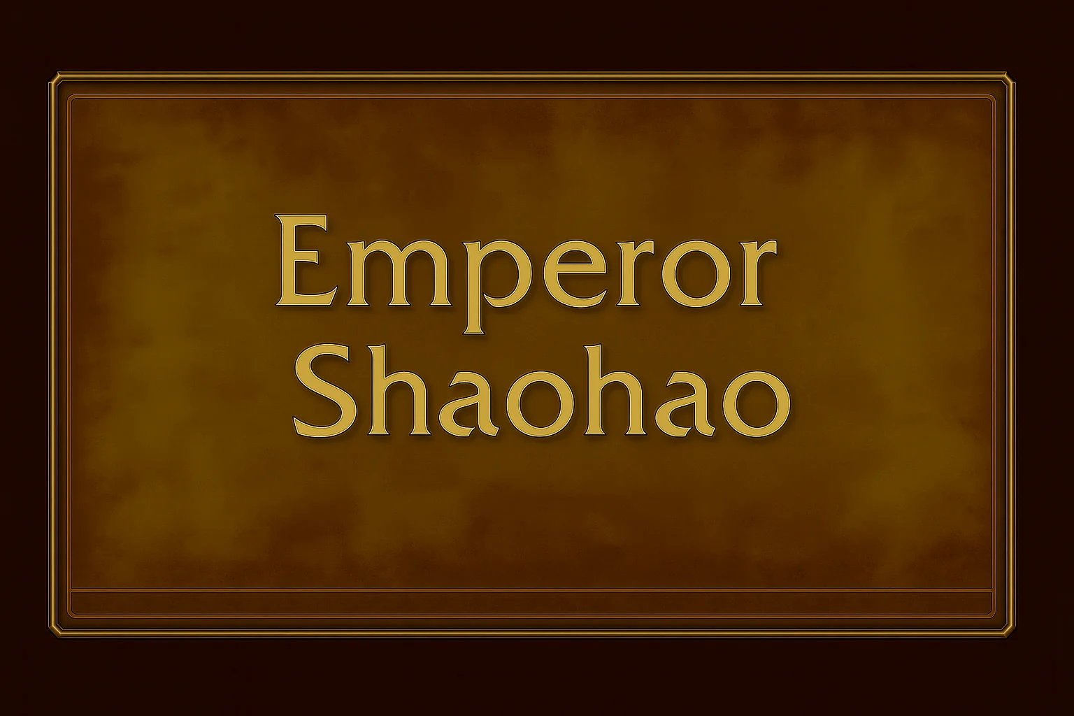 Emperor Shaohao  - Professional gaming boost service
