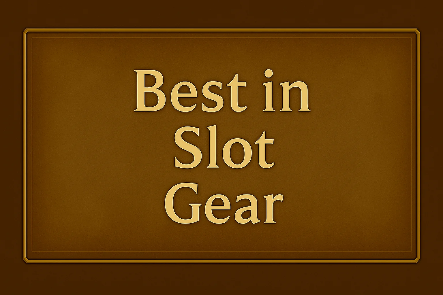 Fellowship Best in Slot Gear - Professional gaming boost service