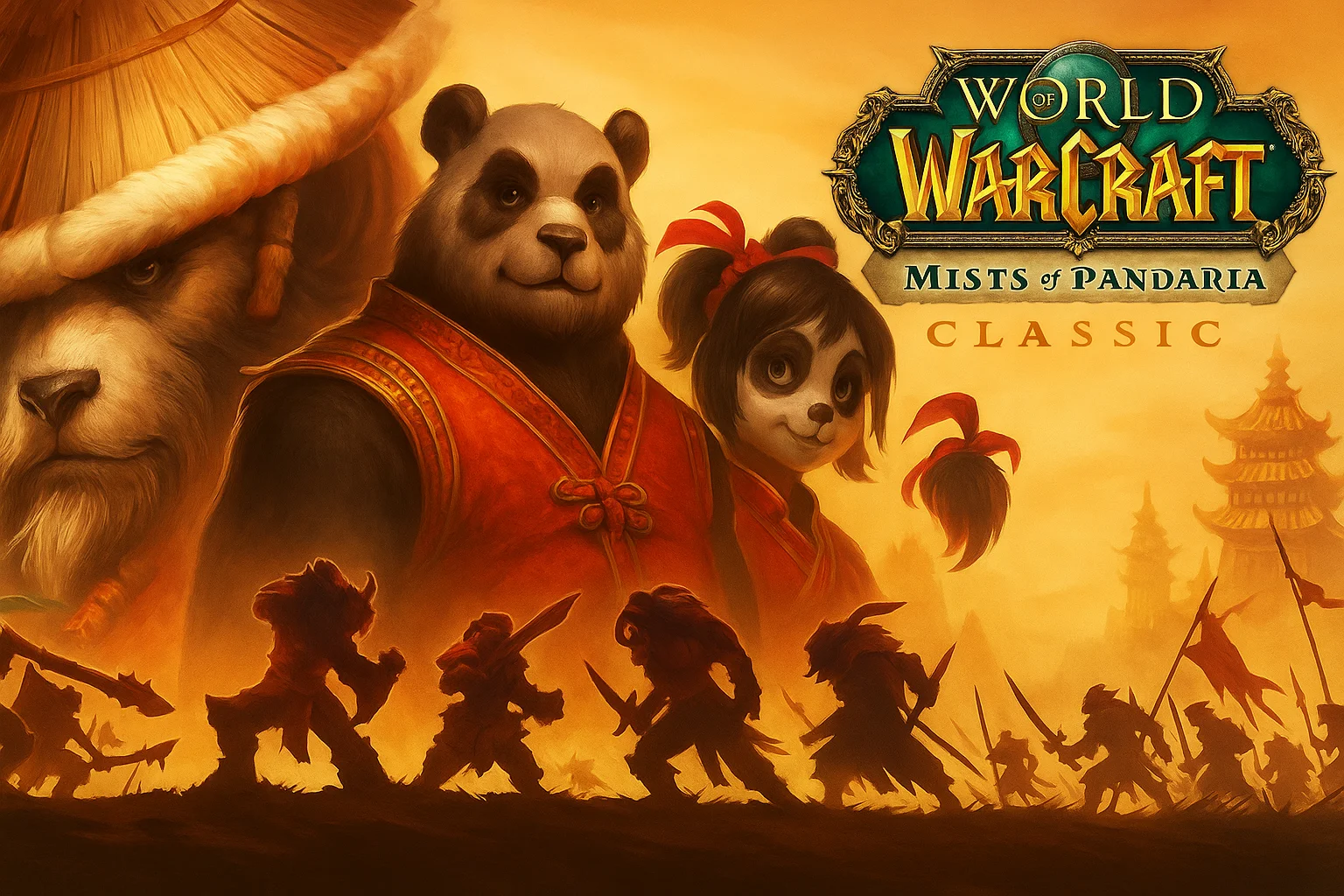 WoW Mists of Pandaria Classic professional boost services - Background hero image
