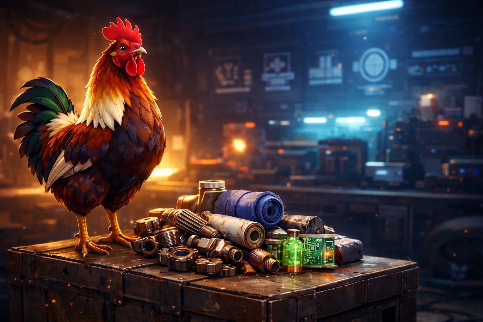 Scrappy the Rooster - Professional gaming boost service