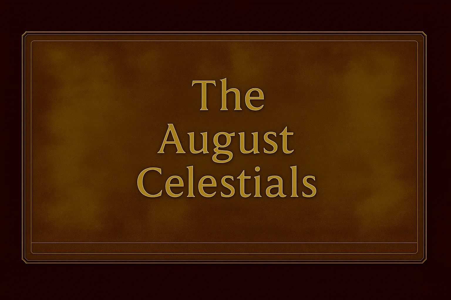 The August Celestials - Professional gaming boost service