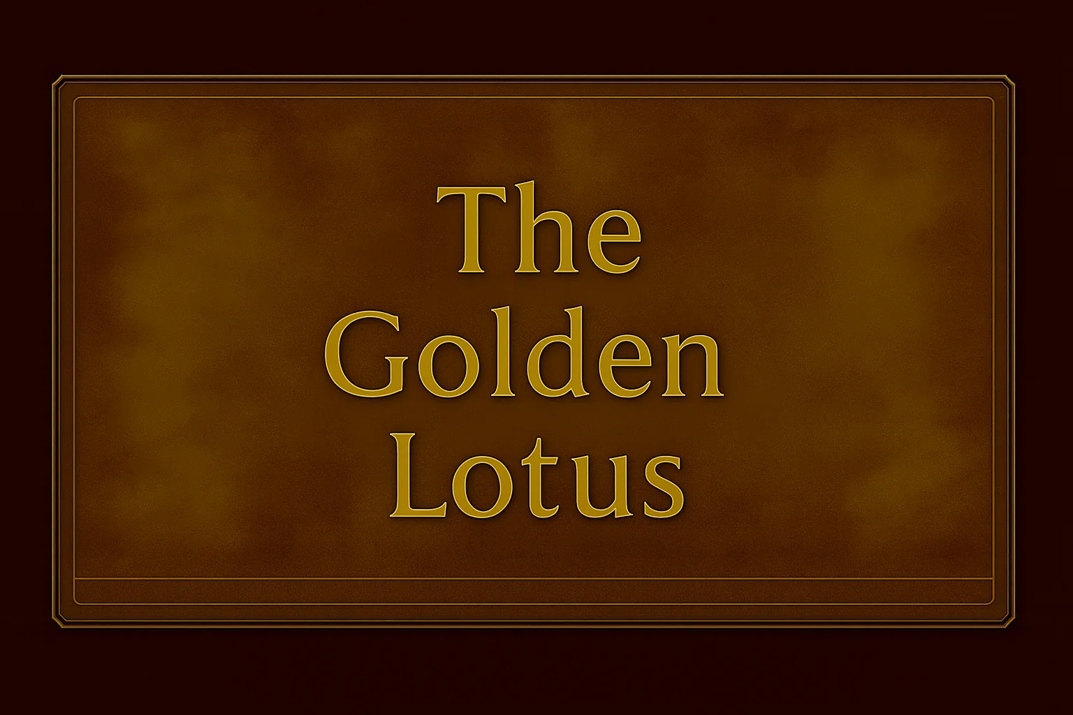 The Golden Lotus - Professional gaming boost service