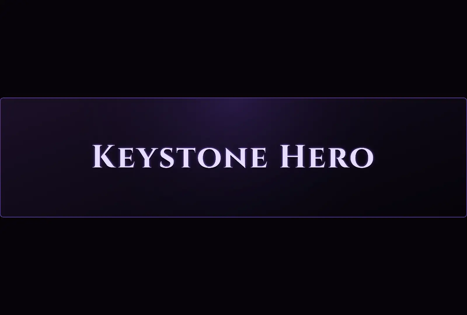 Keystone Hero - Professional gaming boost service